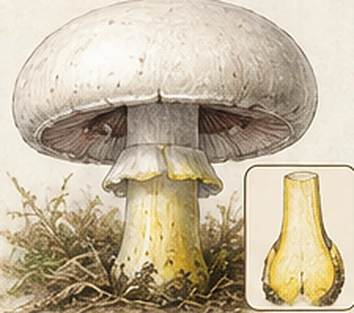 Yellow Stainer — botanical illustration